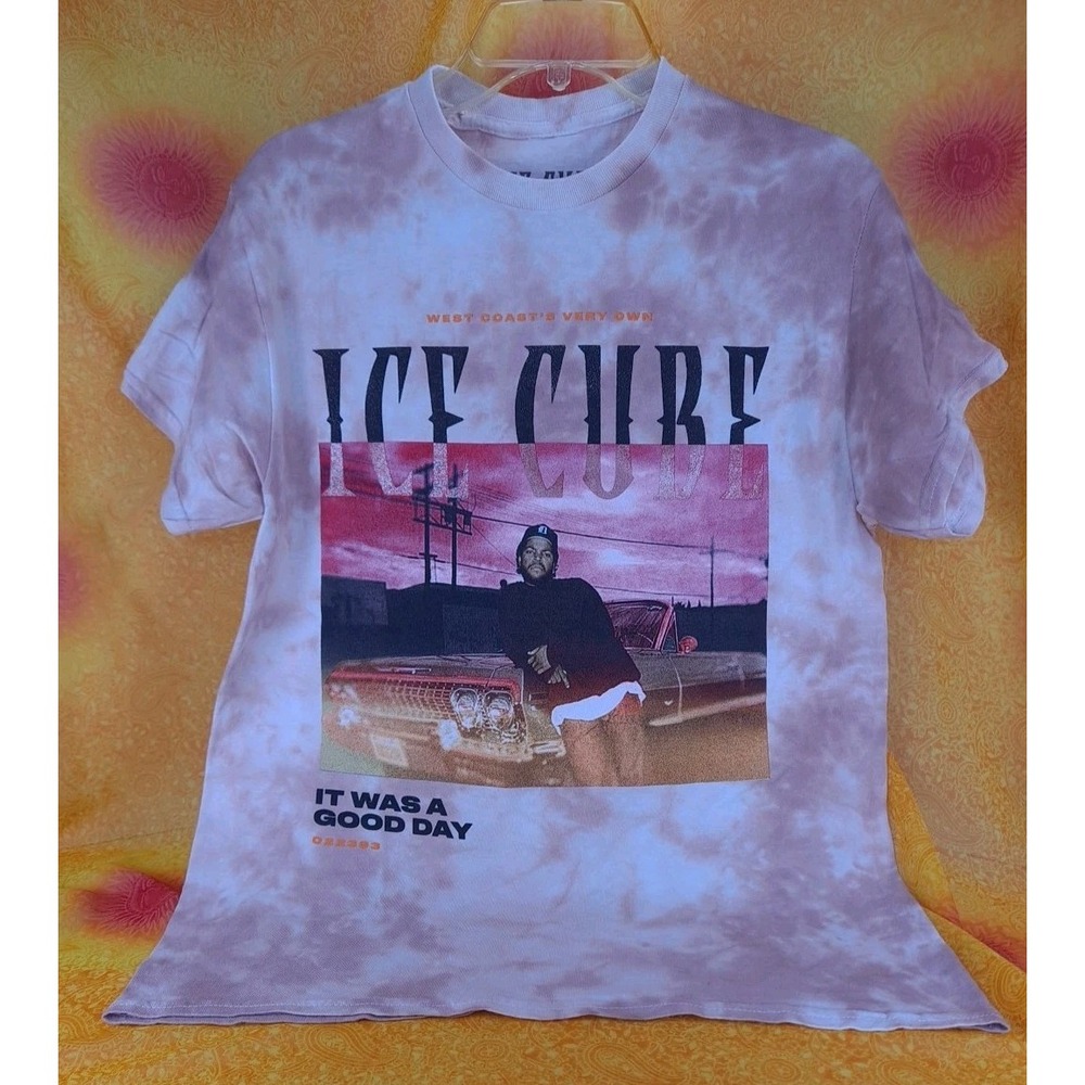 Ice Cube Tie Dye T-Shirt Size Medium West Coast Very Own It‎ Was A Good Day